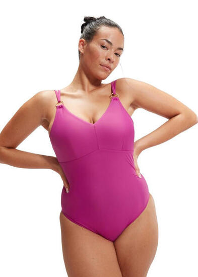 Maillot Speedo Shaping Strappy violet