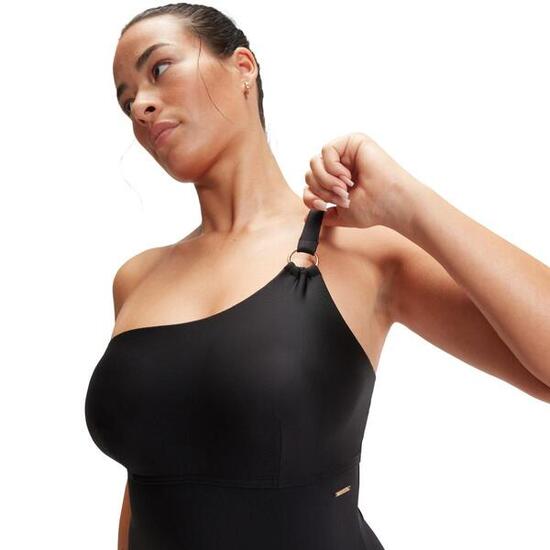 Maillot de bain asymétrique gainant Speedo - Noir - Taille 34