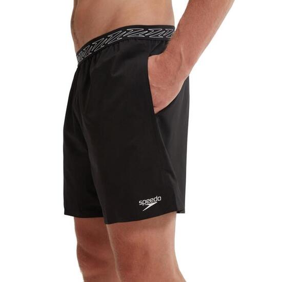 Spodenki Speedo Hyperboom Band 16" Watershort - Czarne - Rozmiar Xl
