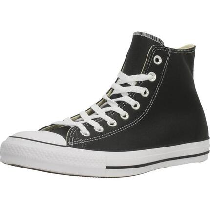Baskets Converse Chuck Taylor HI Leather, Noir, Unisexe