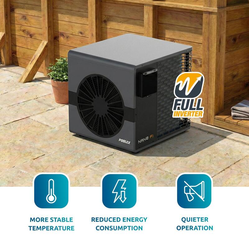 Nano FI 3 kW Full Inverter – Pompă de căldură conectată pentru piscine mici