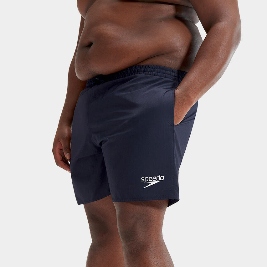 Heren Essential 16'' Zwemshort Plus Size Blauw 4/7