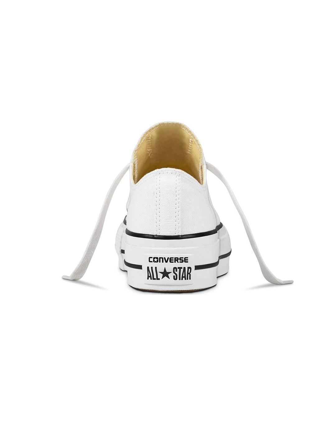 Zapatillas Converse Mujer Chuck Taylor All Star Platform Canvas blanco 2/7