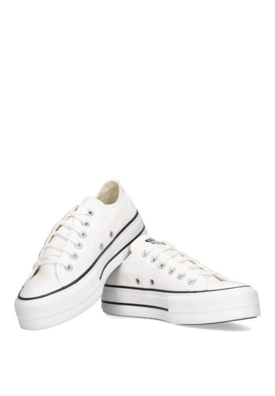 Zapatillas Converse Mujer Chuck Taylor All Star Platform Canvas blanco 5/7