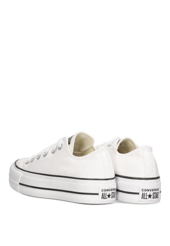 Zapatillas Converse Mujer Chuck Taylor All Star Platform Canvas blanco 4/7