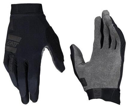 Gants Longs Leatt 1.0 GripR Noir/Gris Junior