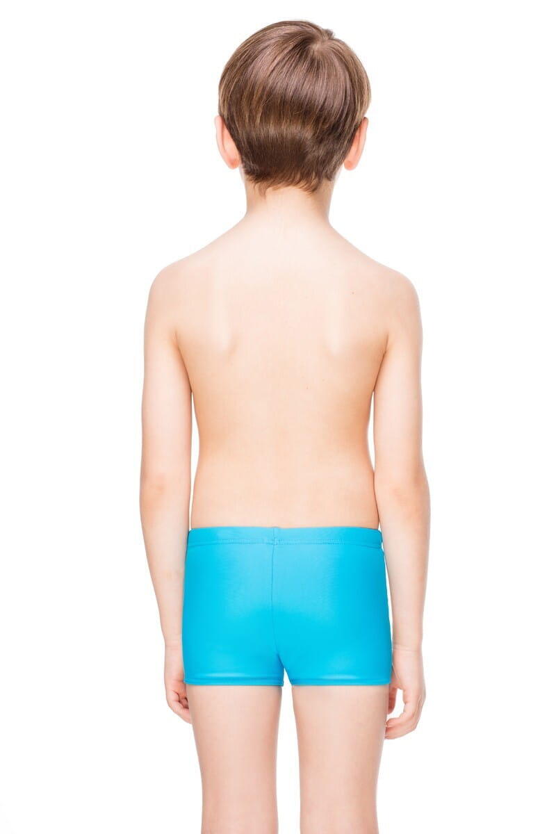 Malla corta natación niño Aqua Speed Andy, azul claro 5/6