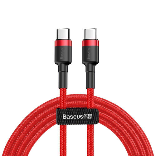BASEUS Kabel Baseus CATKLF-H09 USB-C - USB-C PD QC 60 W 2 m - červený