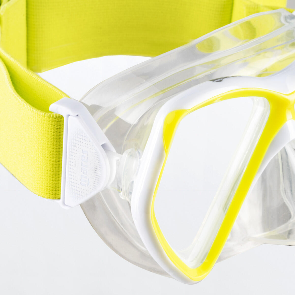 Combo Enfant Snorkeling PIRATE NEON Jaune Blanc Clear 2/4