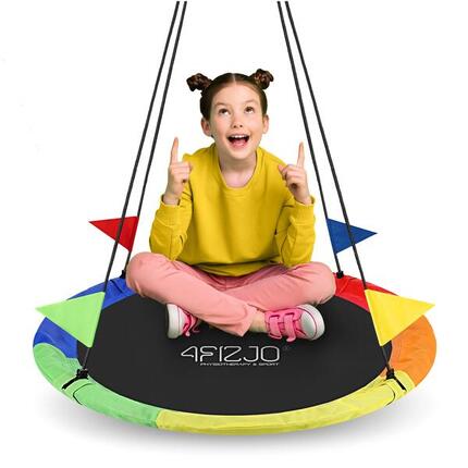 Huśtawka ogrodowa dla dzieci S Bocianie Gniazdo 4FIZJO 90 cm
