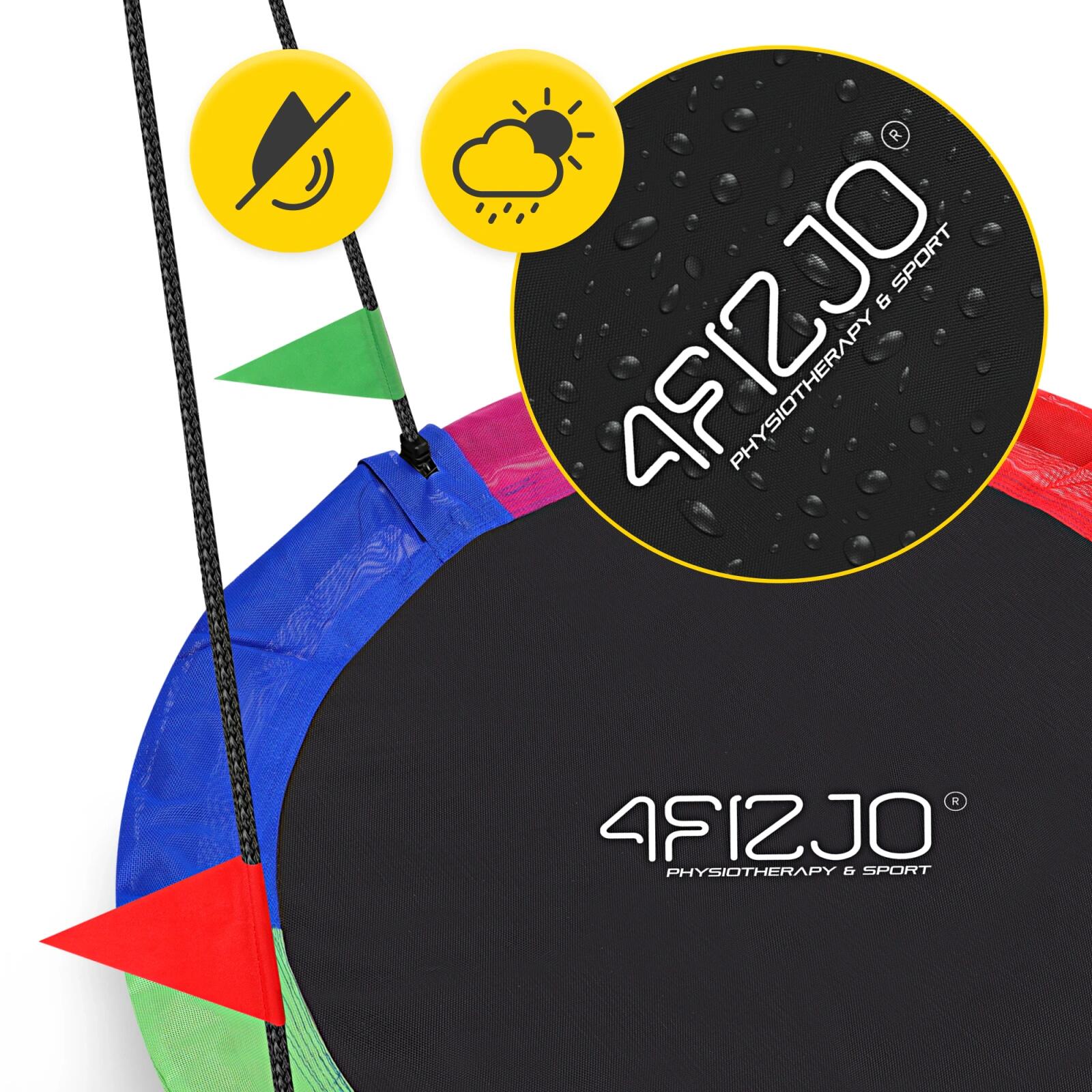 Huśtawka ogrodowa dla dzieci S Bocianie Gniazdo 4FIZJO 90 cm 6/7