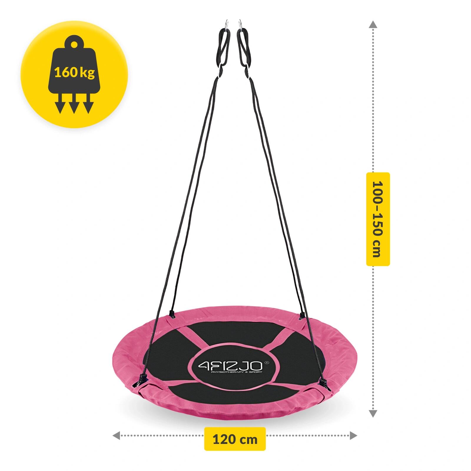 Huśtawka ogrodowa dla dzieci XXL Bocianie Gniazdo 120 cm 2/7