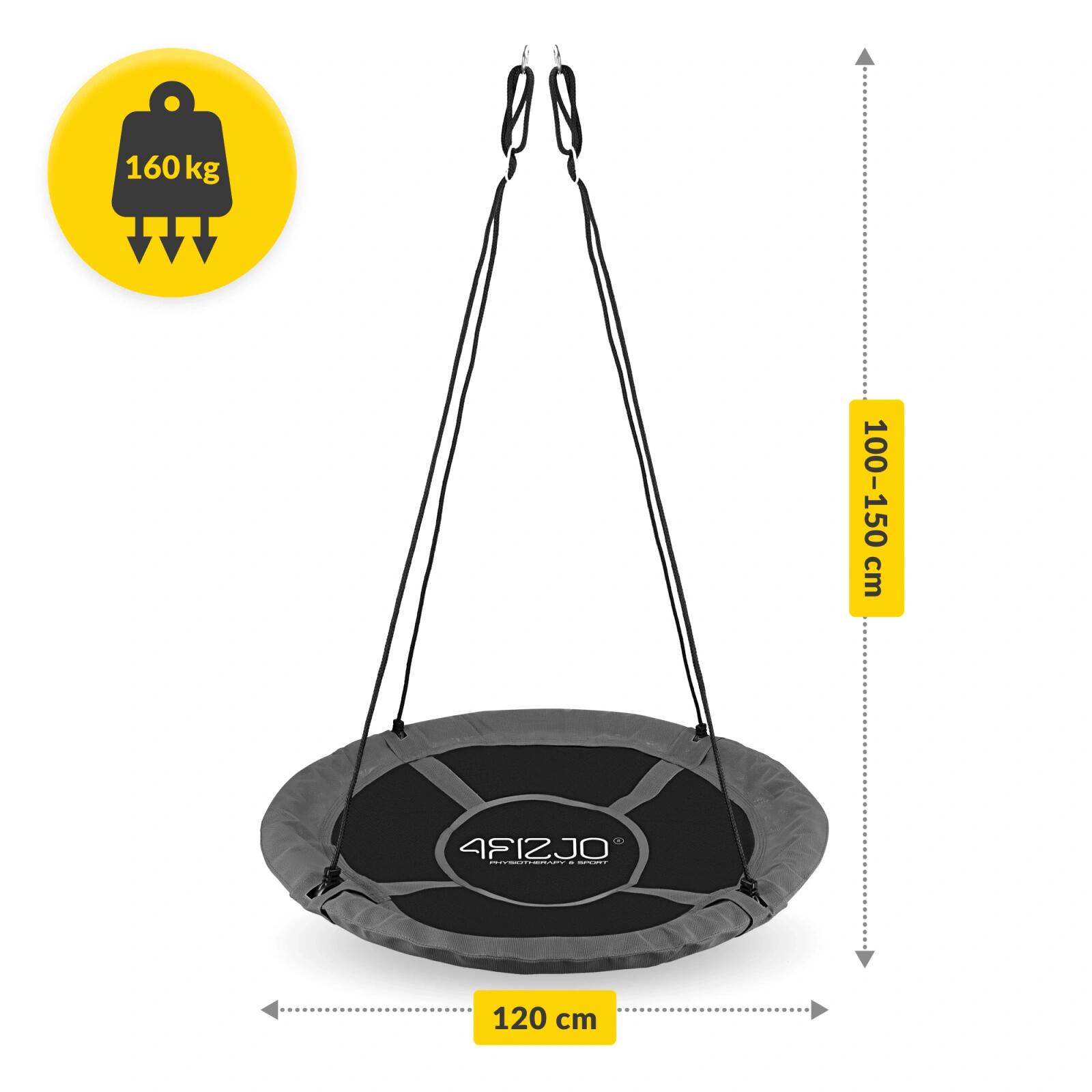 Huśtawka ogrodowa dla dzieci XXL Bocianie Gniazdo 120 cm 2/7