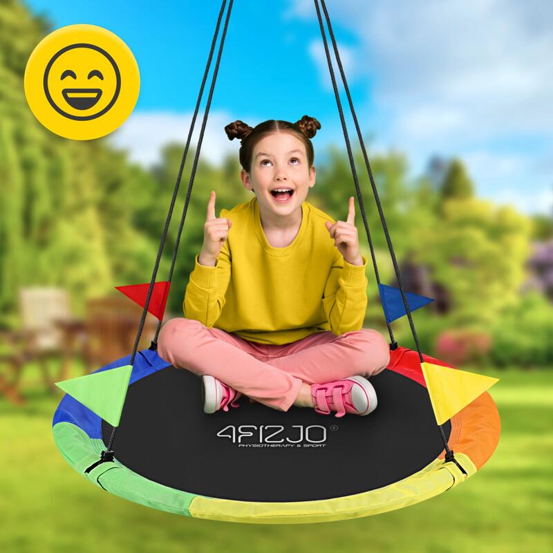 Leagăn de grădină pentru copii S Cuib de Cocor 4FIZJO 90 cm