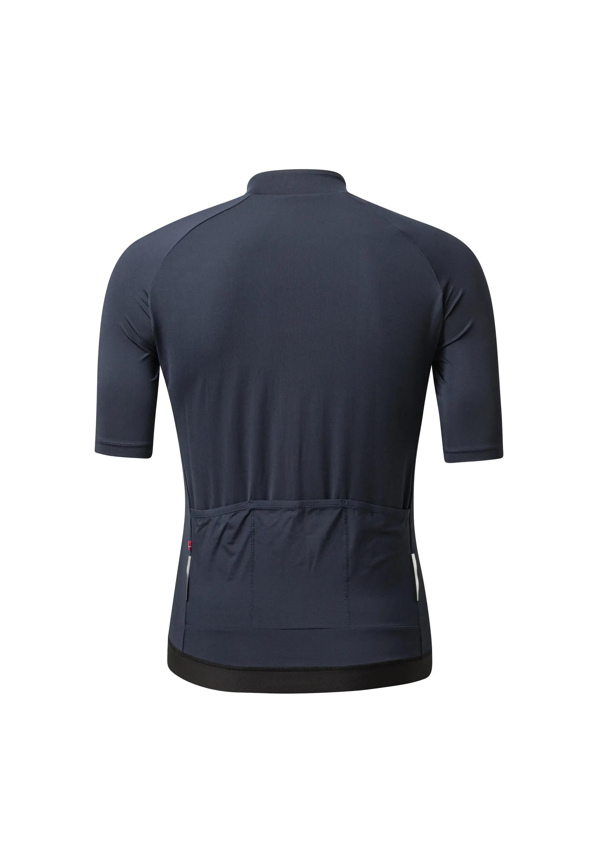 Maglia ciclismo uomo manica corta con zip intera 2/5