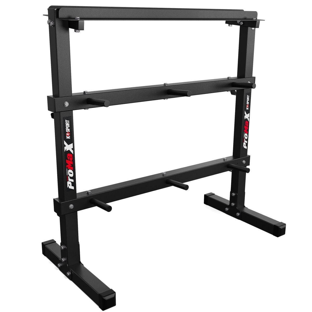 Soporte para pesas, barras y de mancuernas 1/7
