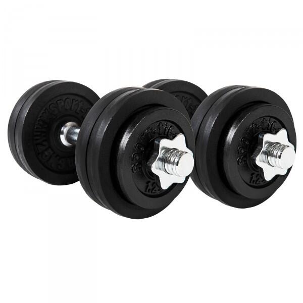 Hantelbank FB90 und 2 Kurzhanteln 15 kg - inkl. Beincurler und Bizeps-Curlpult 6/6