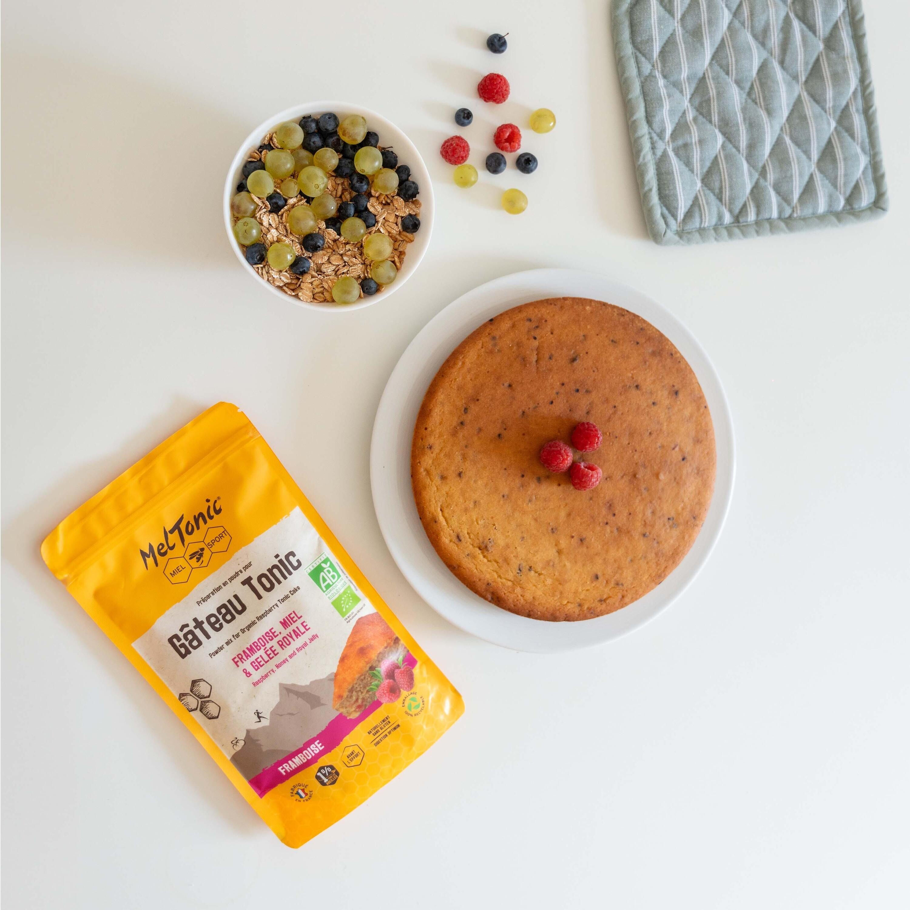 GATEAU ENERGETIQUE BIO - FRAMBOISE MIEL GELEE ROYALE 3/3