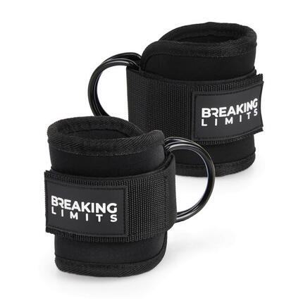 Ankle Strap Fitness – Enkelband Fitness – Enkel Straps – Zwart