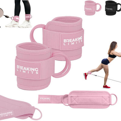 Ankle strap fitness – enkelband fitness – enkel straps – zwart