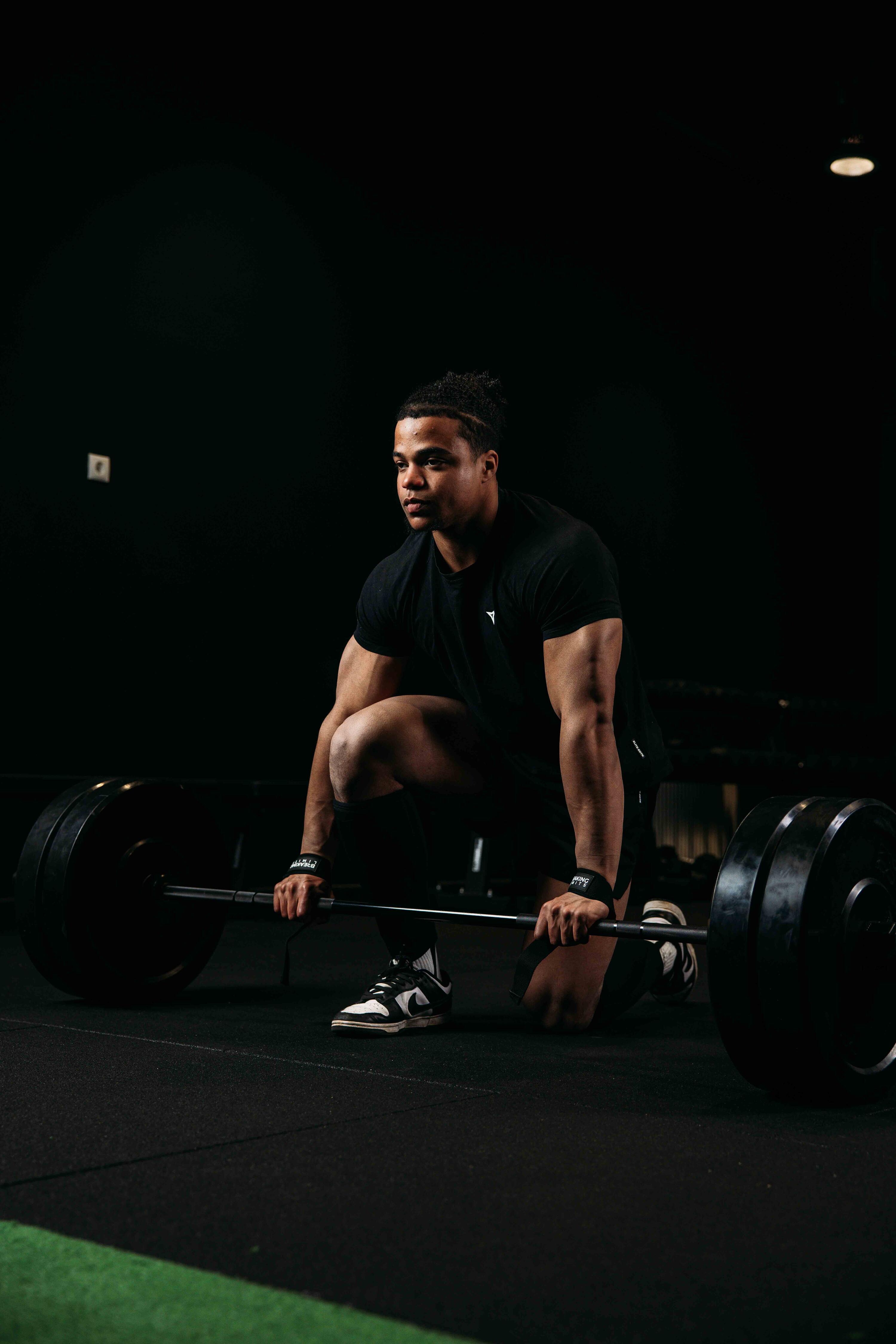 Lifting Straps - Lifting Grips/Hooks - Deadlift Straps - Zwart 3/6