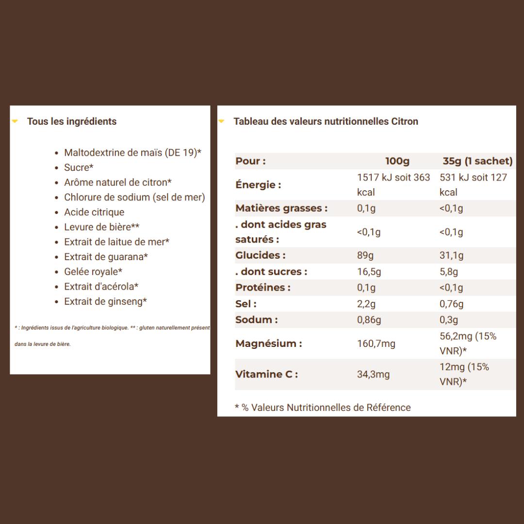 Meltonic Bevanda energetica antiossidante biologica 35 g (confezione da 6) 4/5