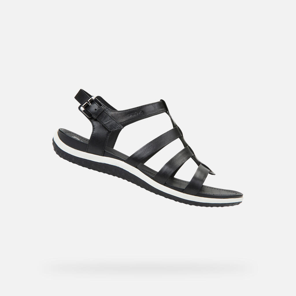 Sandales Femme D SANDAL VEGA Noir 1/7
