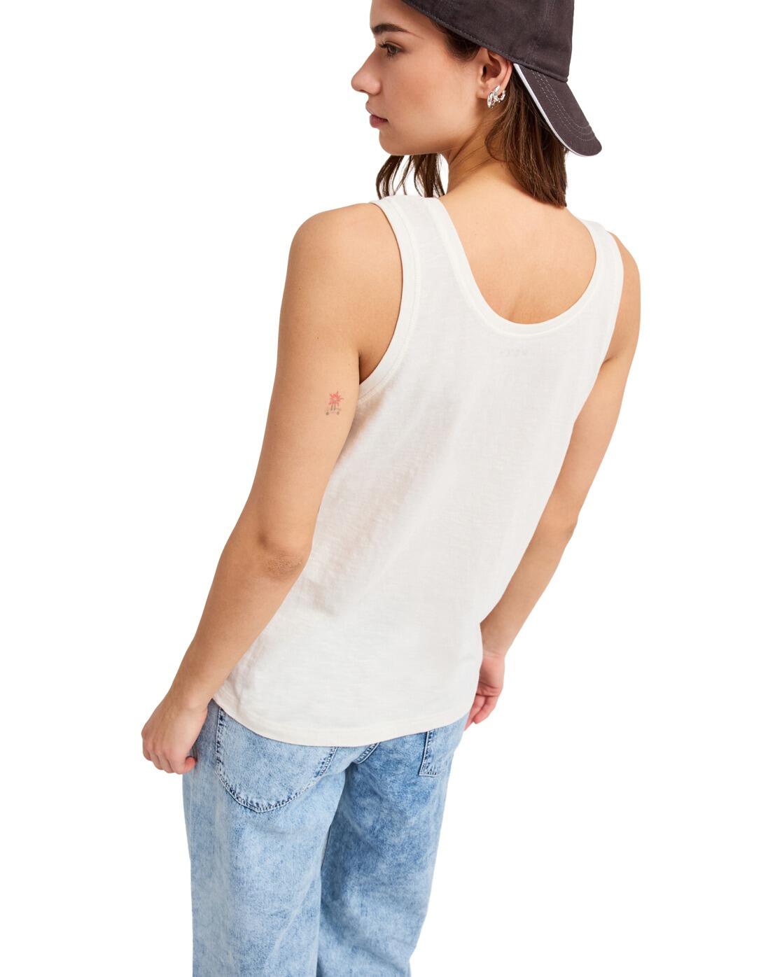 Camiseta sin mangas DREAM OASIS Blanco Mujer 2/5