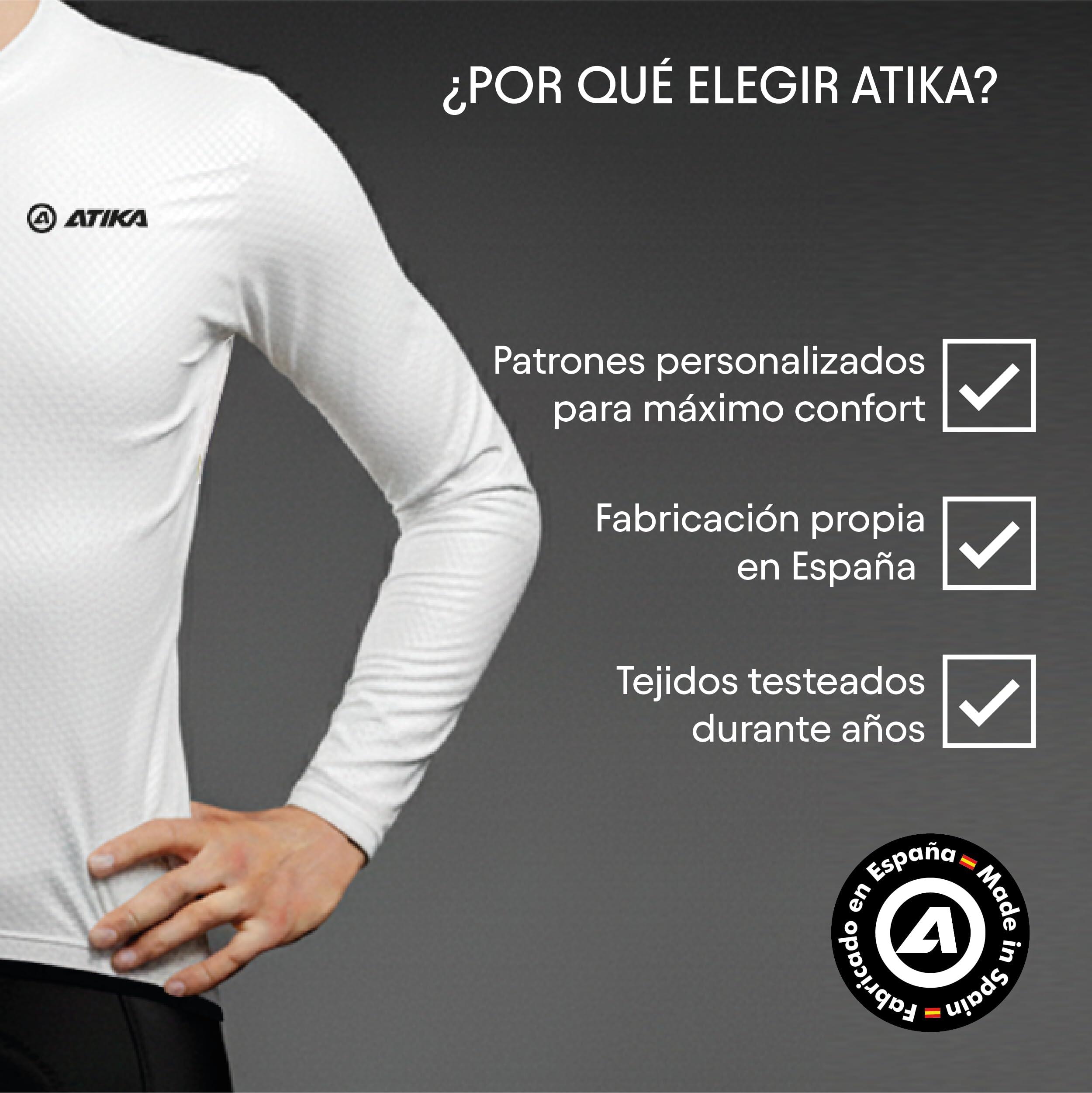 Maillot Camisa Ciclismo Hombre Manga Larga Terra Confort - Talla XL Blanco 7/7