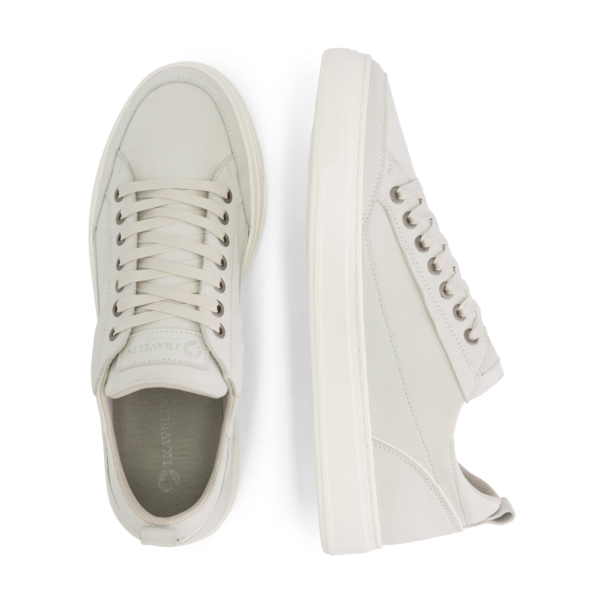 Camber Uomo - Sneakers - Nabuk - Bianco 4/7