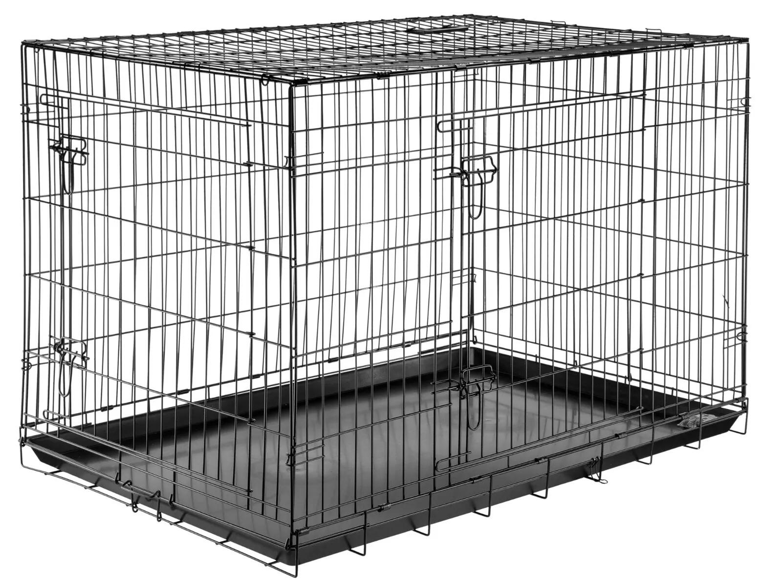 Cage de transport pour chien et chat en métal 2 portes Martin Sellier 6/6