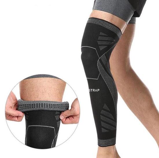 Genouillère longue fine - jambe, genou, cuisse, mollet - Jambière de compression