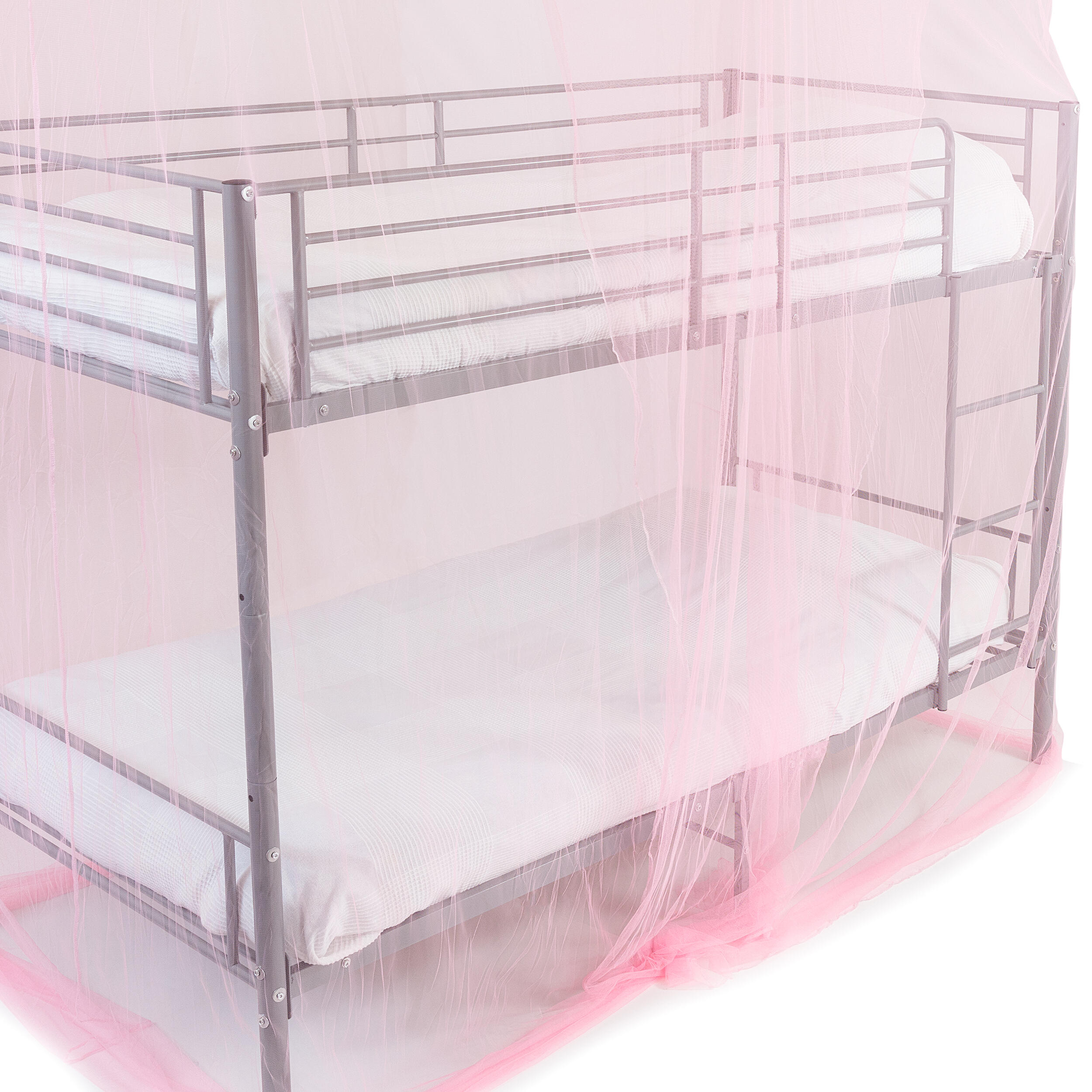 Moustiquaire Deconet - STACK - L200x L100x H270cm ROSE - lit superposé 7/7