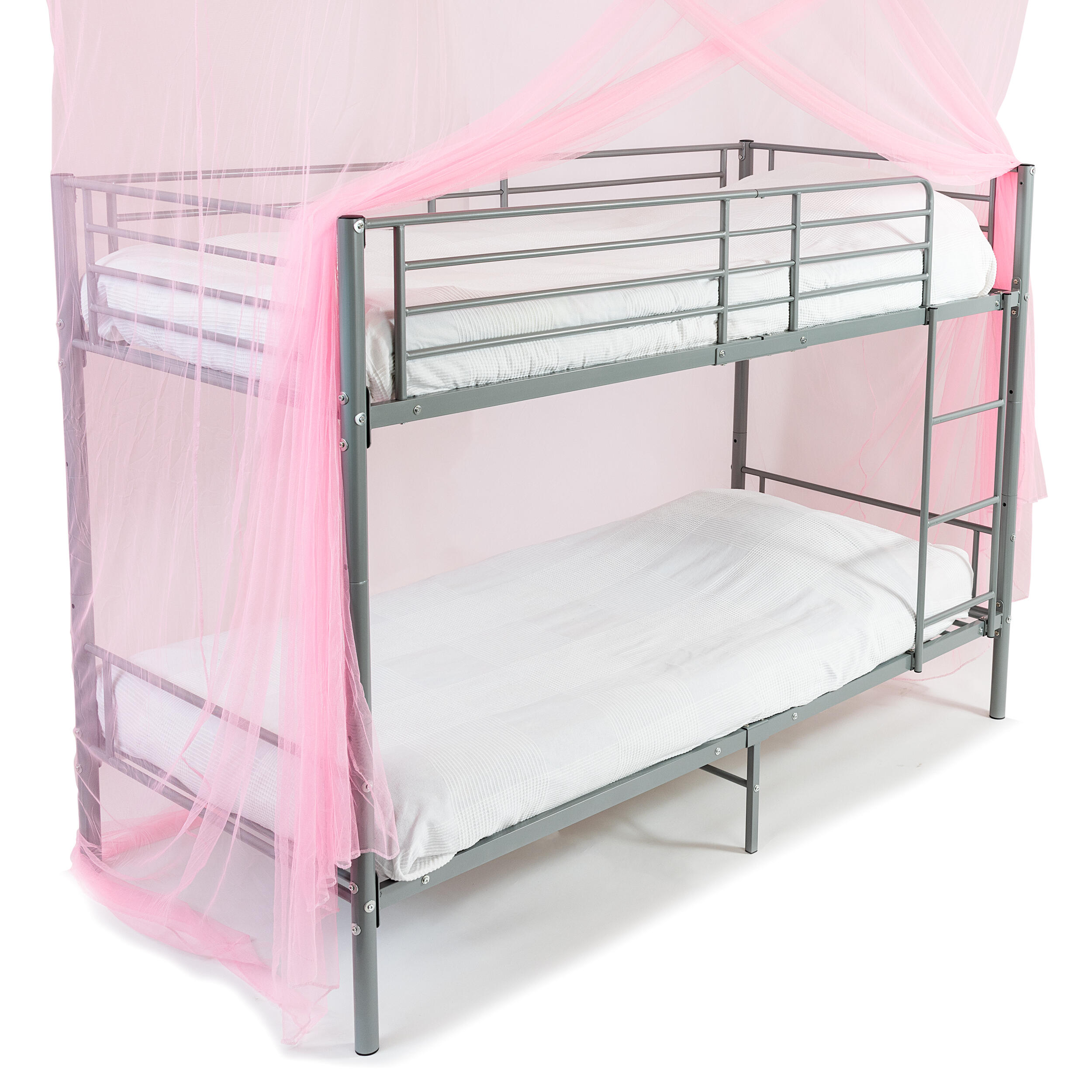 Moustiquaire Deconet - STACK - L200x L100x H270cm ROSE - lit superposé 6/7