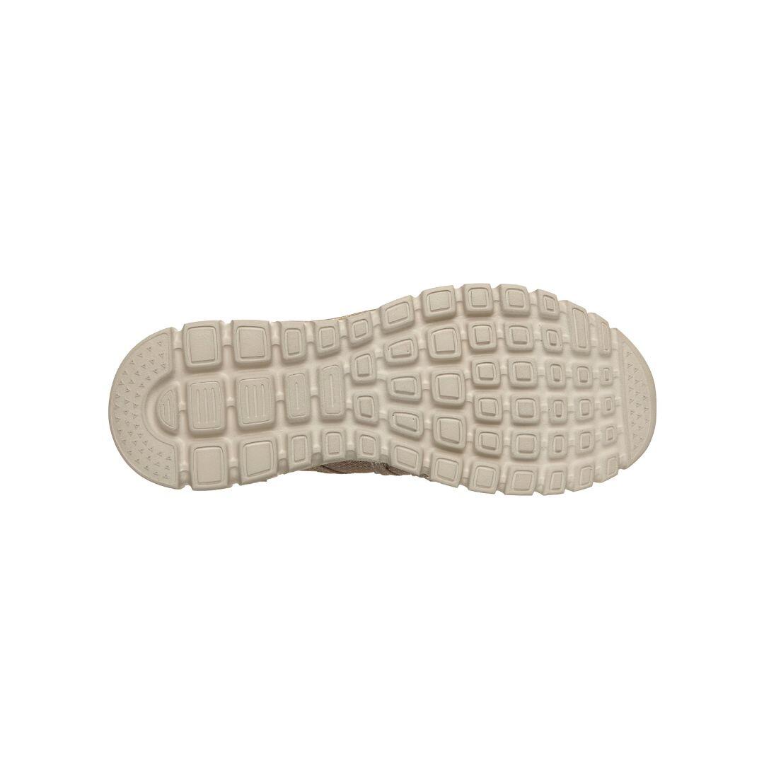 Zapatillas Mujer Skechers Graceful taupe/dorado sin cordones 4/6