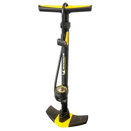 Stalowa pompka nożna z manometrem Michelin