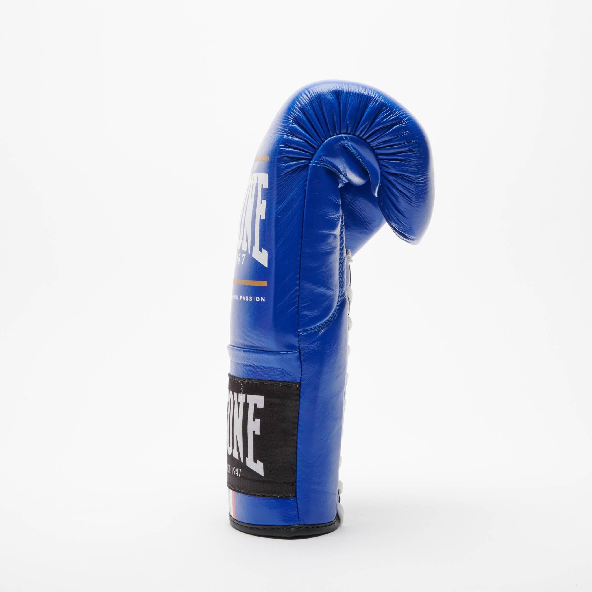 Leone1947 Guantes de Boxeo SHOCK PLUS Azul 8 oz 5/7