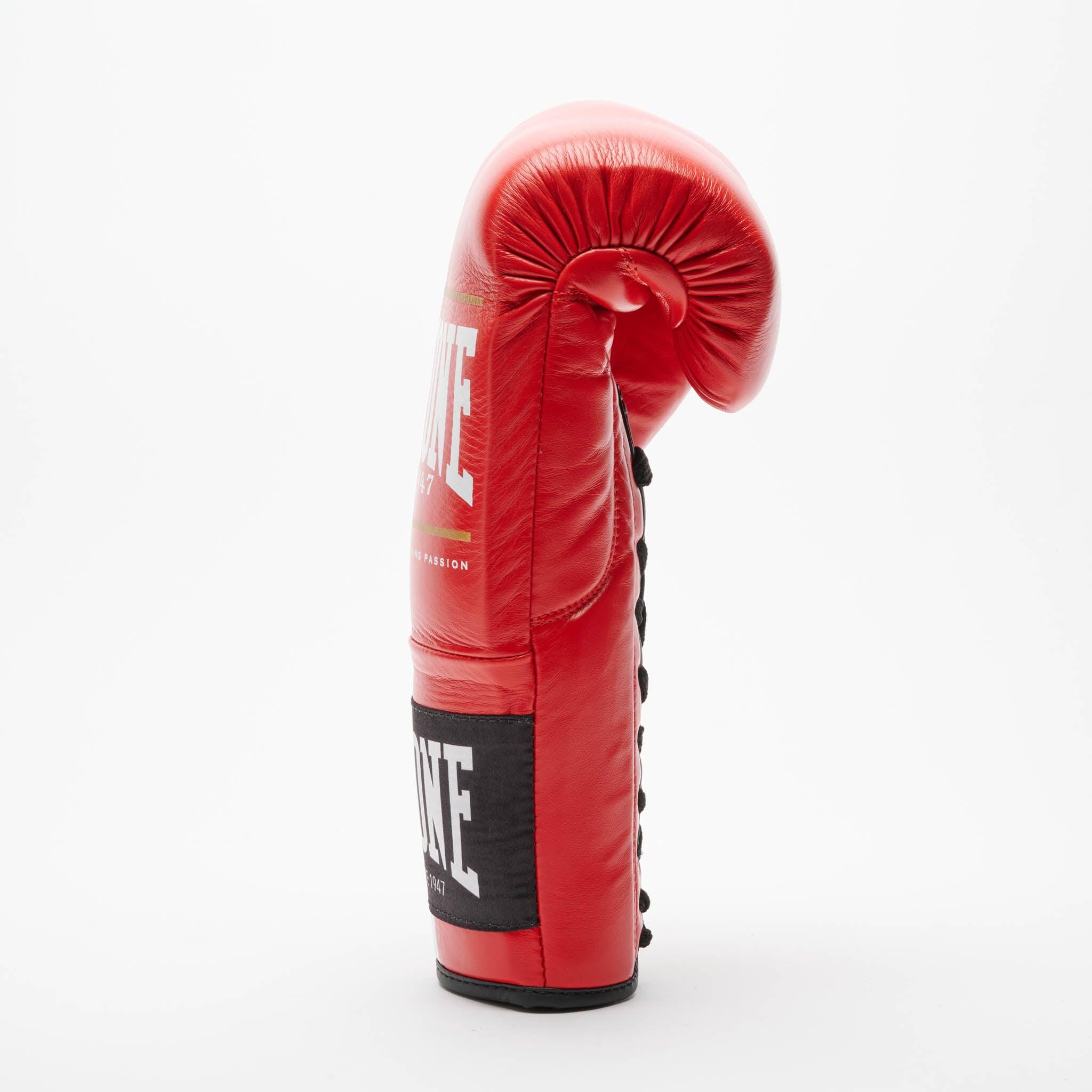 Leone1947 Luvas de Boxe SHOCK PLUS Vermelho 8 oz 5/7