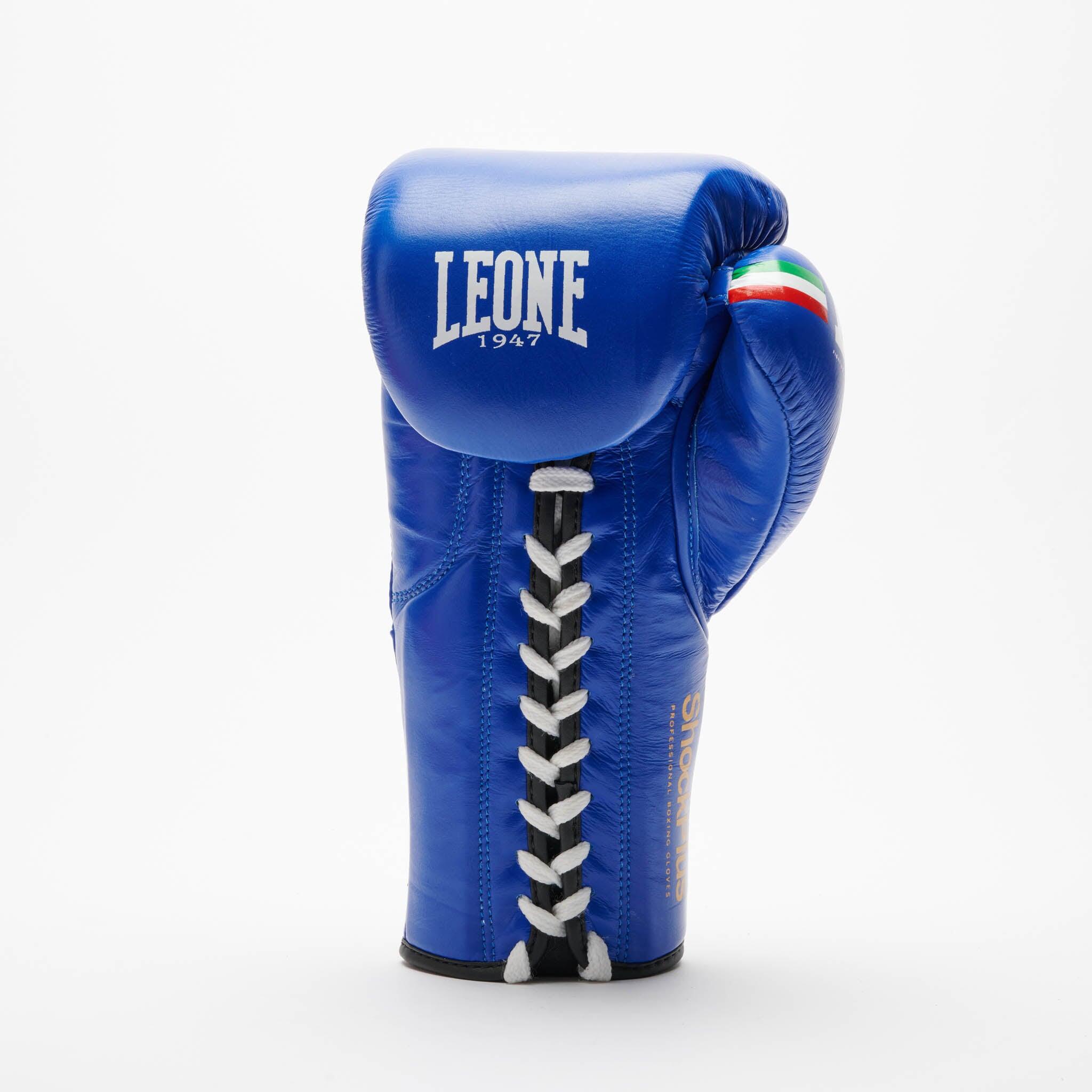 Leone1947 Guantes de Boxeo SHOCK PLUS Azul 8 oz 4/7
