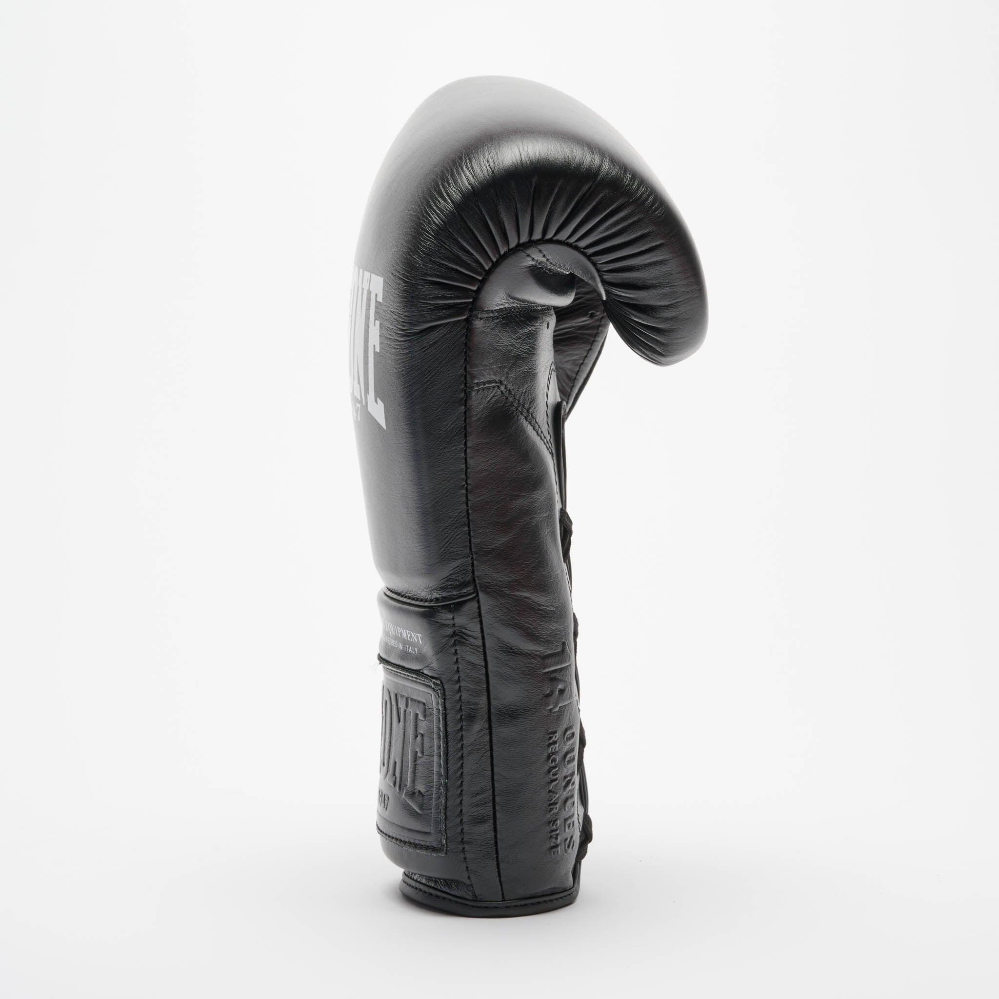 Leone1947 THE GREATEST Guantes de Boxeo Cordón Negro 10 oz 5/7