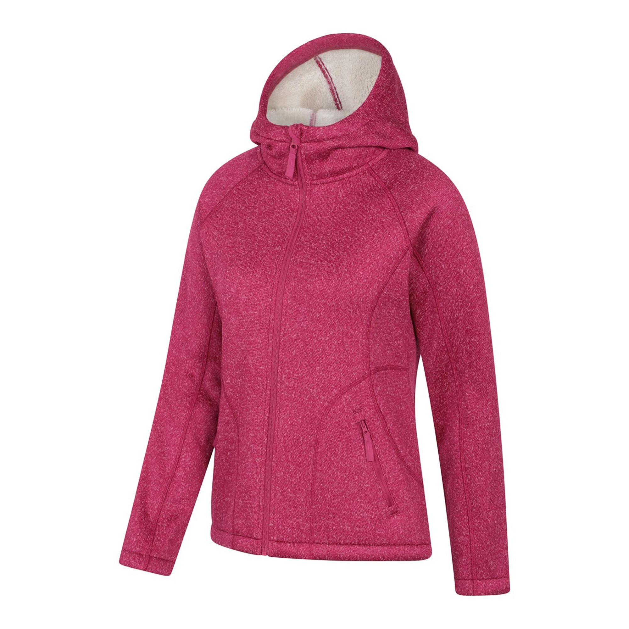 Veste À Capuche NEVIS Femme (Rose Vif) 3/4