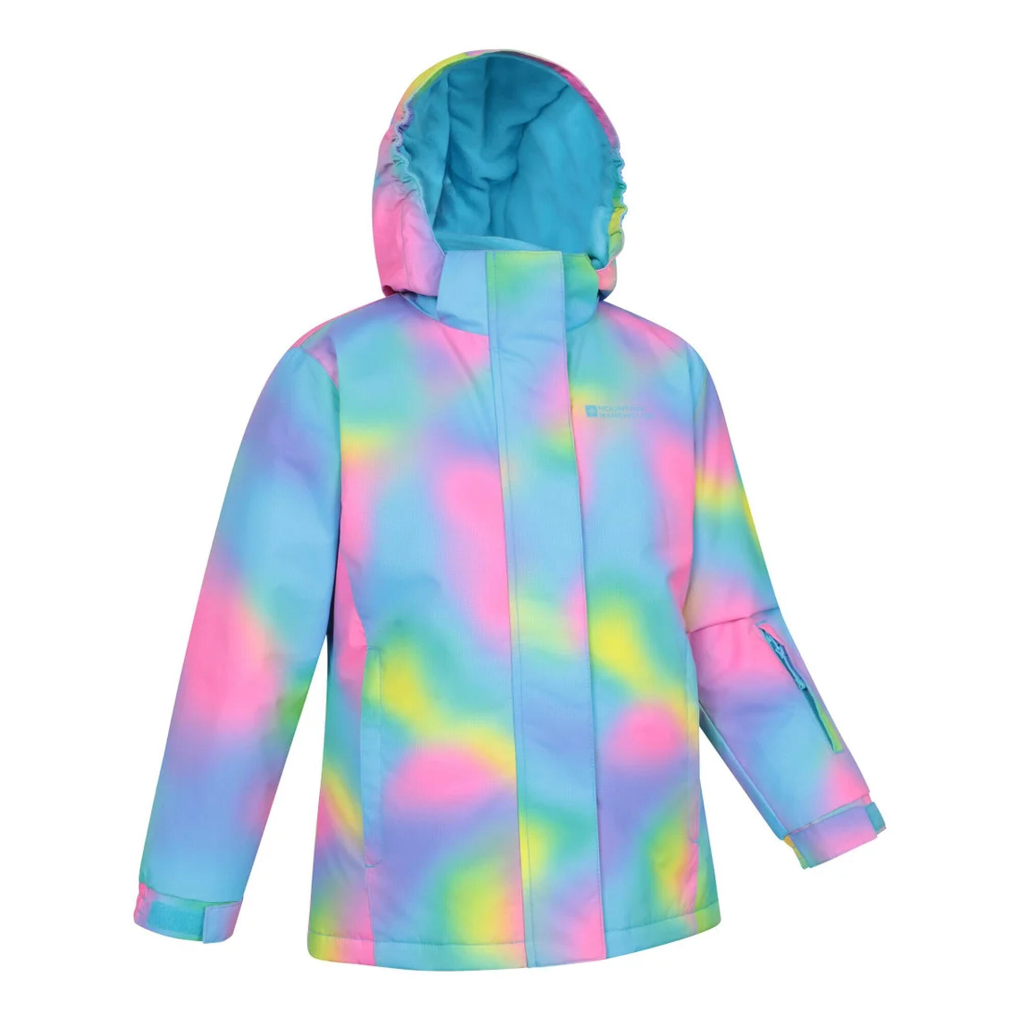 Skijacke Set für Kinder Leuchtend Rosa 3/4