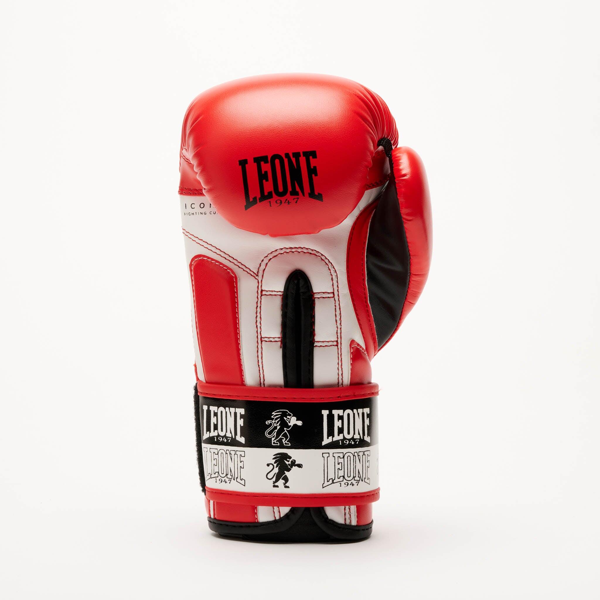 Guantes de boxeo infantiles Leone1947 ICONIC rojos 6 oz 4/7