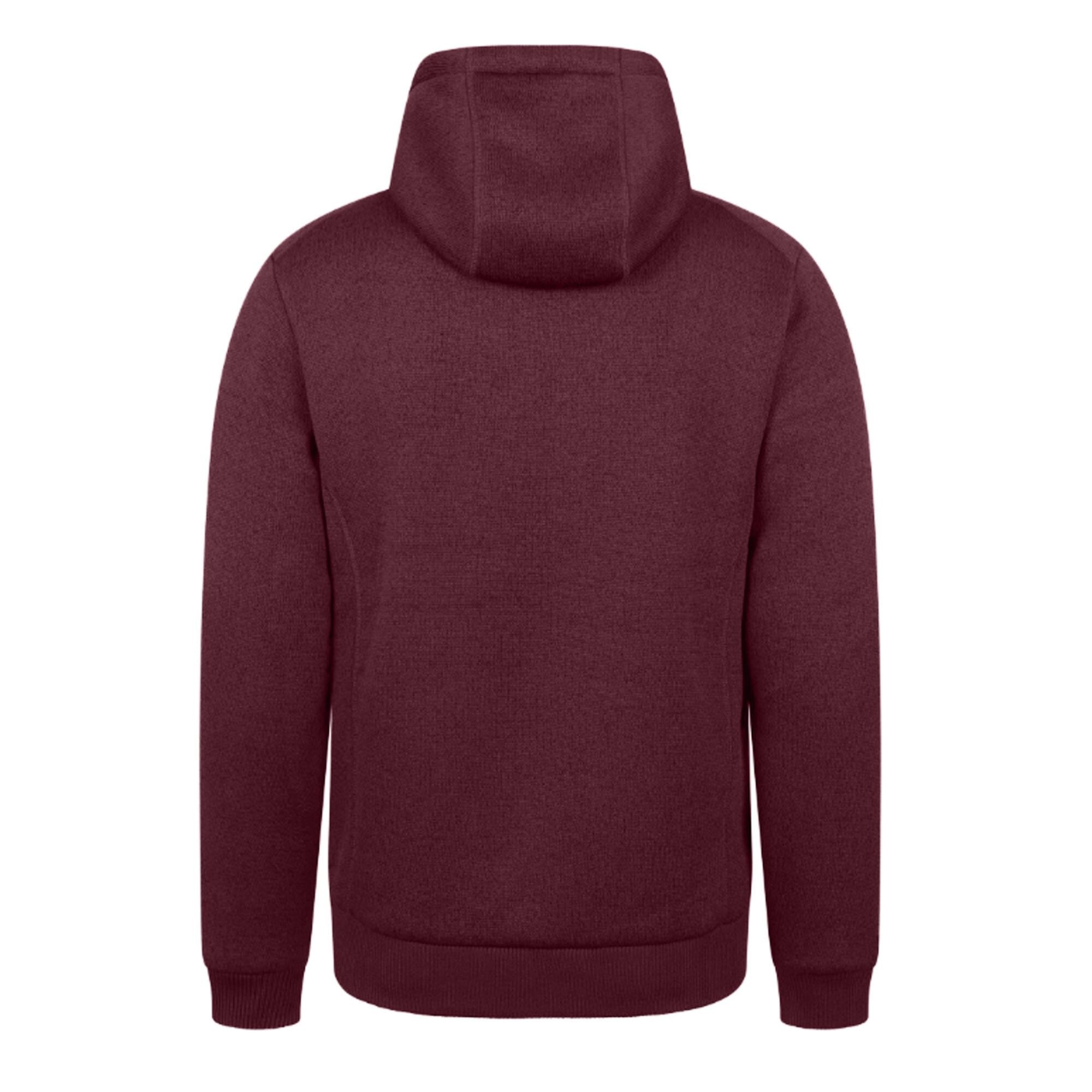 Felpa Con Cappuccio Uomo Mountain Warehouse Nevis II Borgogna 2/4