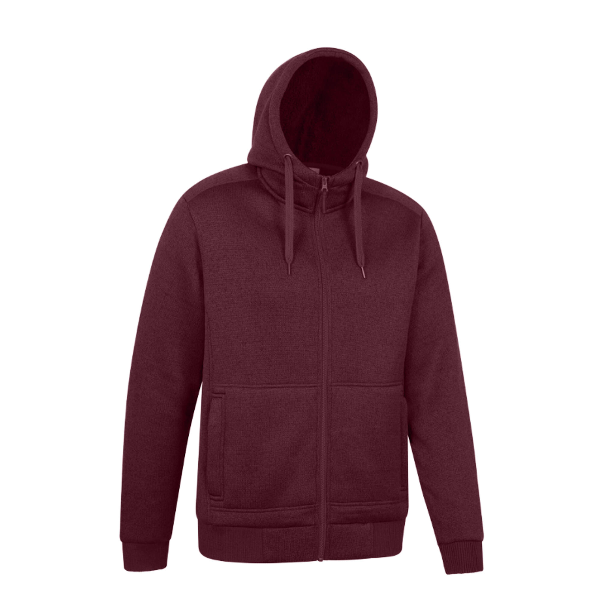 Felpa Con Cappuccio Uomo Mountain Warehouse Nevis II Borgogna 4/4