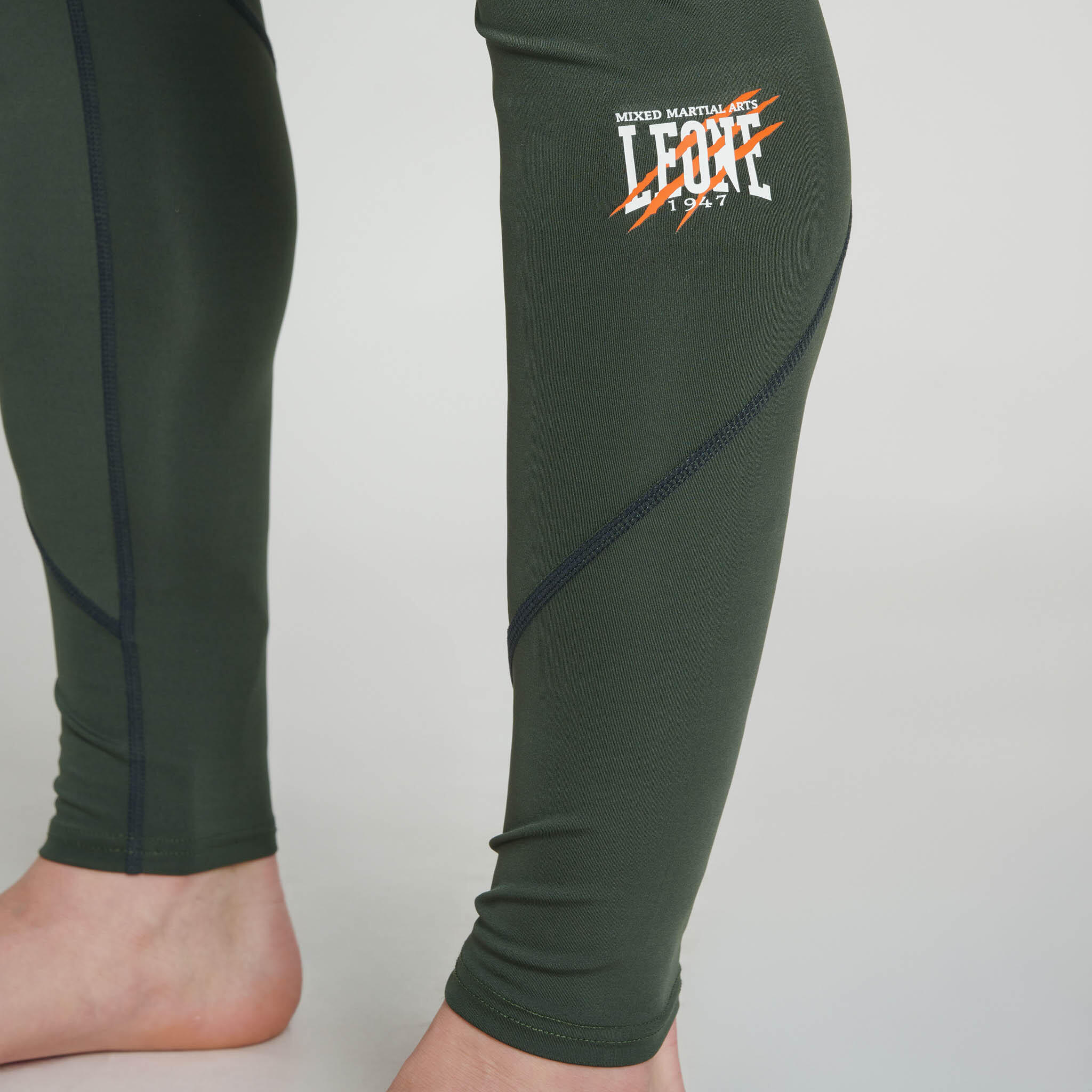 Leone1947 Primal Instinct Essential leggins compresión hombre verde M 3/3