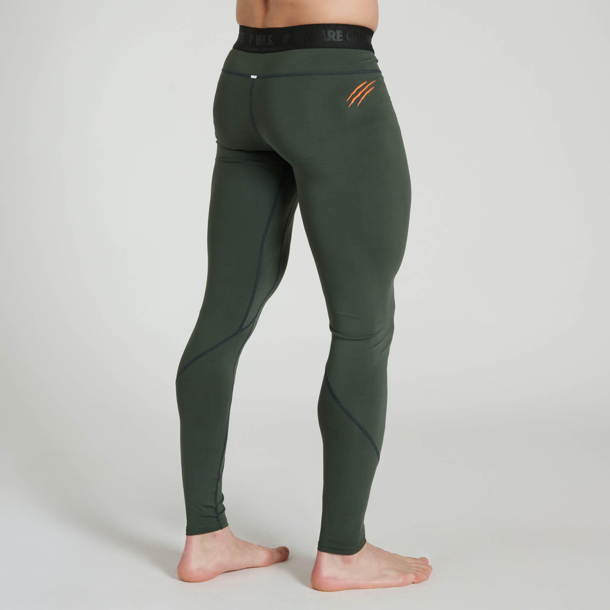Leone1947 Primal Instinct Essential leggins compresión hombre verde M 2/3