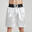 Short LEONE de Box Color Block Alb