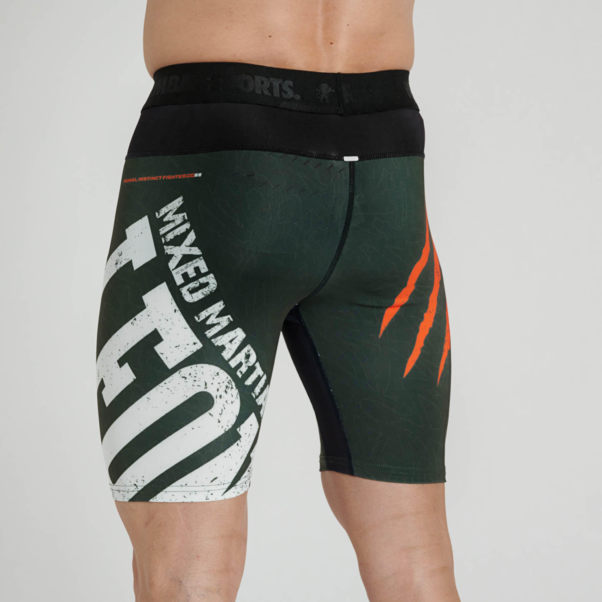 Leone1947 Short compresivo PRIMAL INSTINCT BOLD verde L 2/2