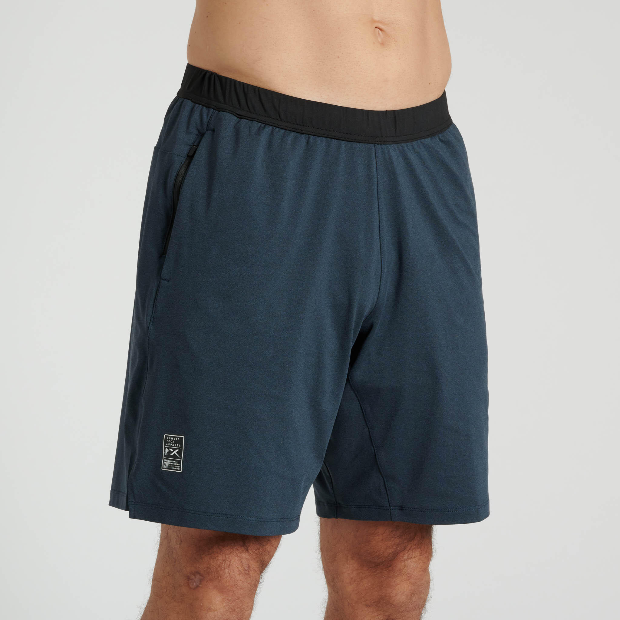Leone1947 Pantalón corto MELANGE azul acero XL hombre 2/3